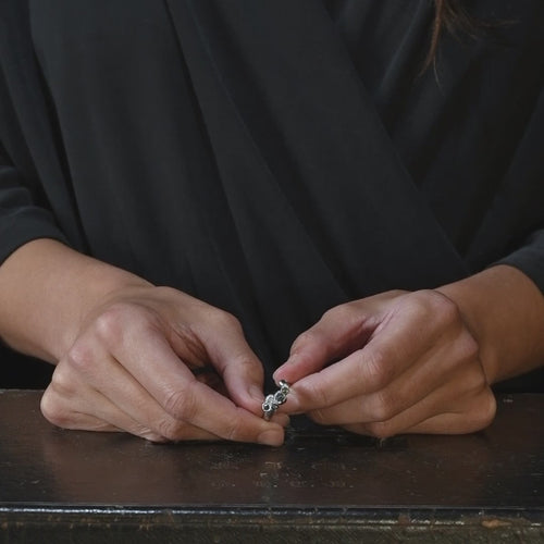 Ocean Stone Sea Whorl Ring