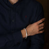 Rugged Rock Cuff Silver