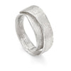 Rock Wrap Ring Silver