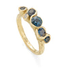 Teal Coast Spiralis Ring