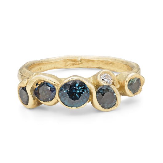 Teal Coast Spiralis Ring