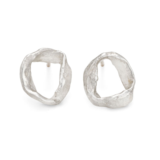 Whorl Studs Silver