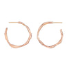 Penzance Hoops 9ct Rose Gold