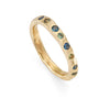 Ocean Studded Rock Ring