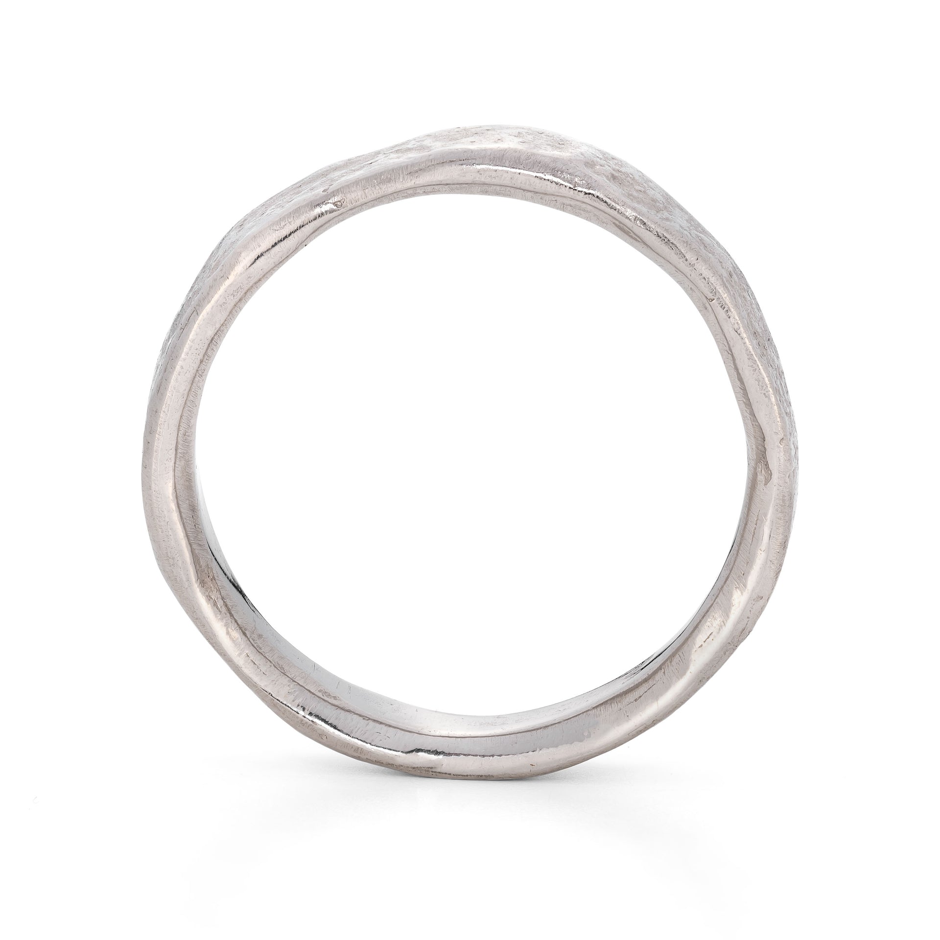 Stone Medium Ring Platinum