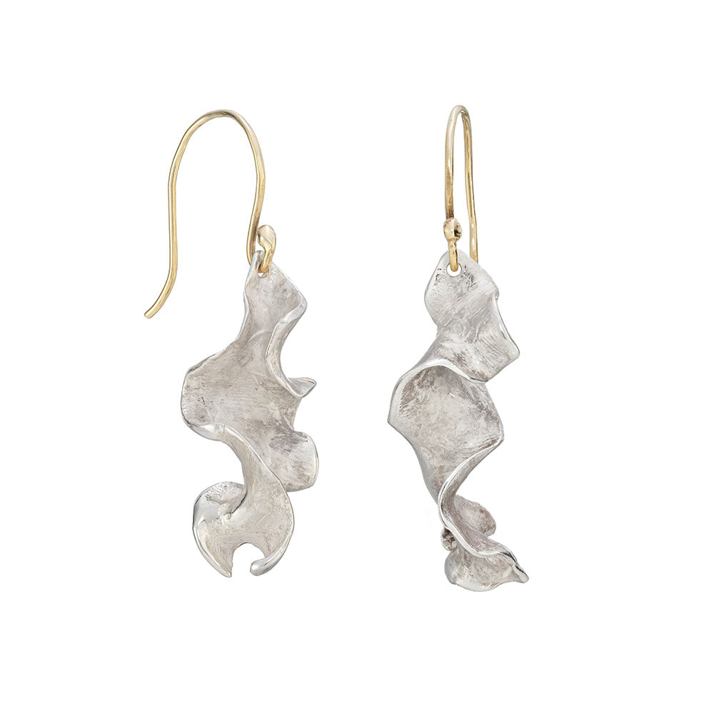 Curly Kelp Drop Earrings