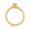 Frost White Laminaria Ring Size K 1/2