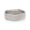 Stone Wide Ring Platinum