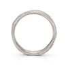 Stone Wide Ring Platinum