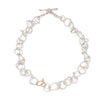 Tangle Necklace Silver with 9ct Yellow Gold Link