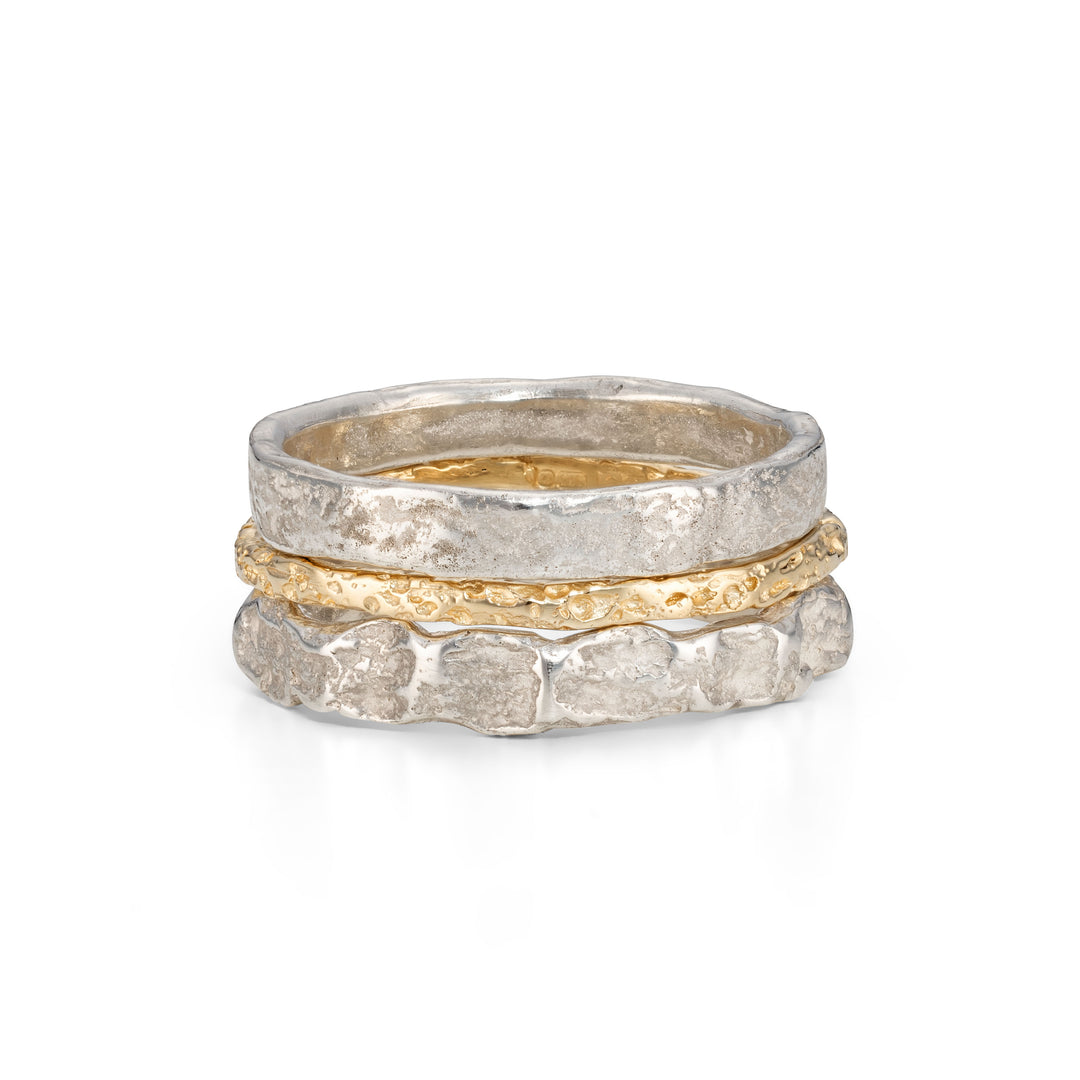 Cockle Strata Ring Stack