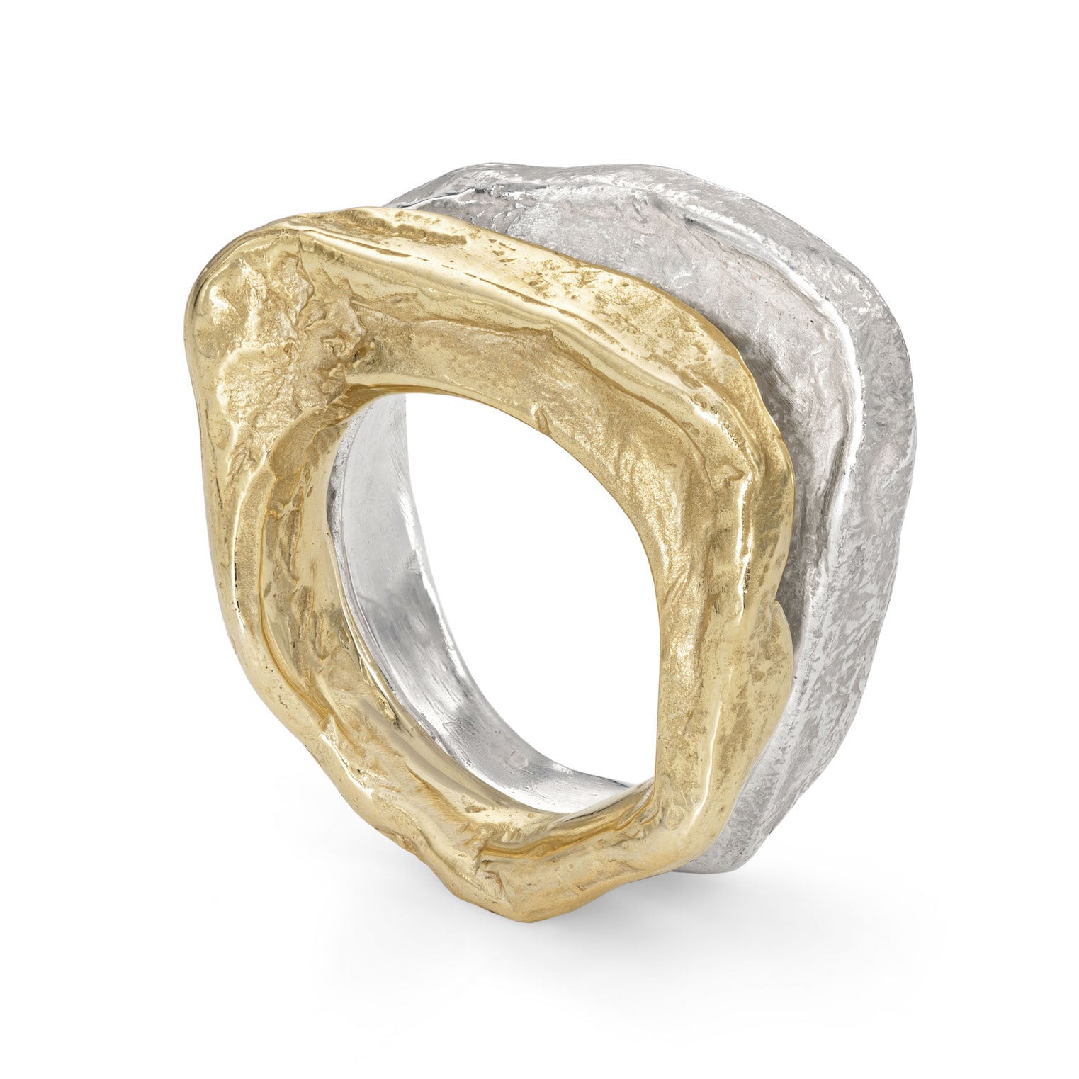 Rock Slab Ring Stack Size O