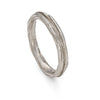 Ripple Fine Ring Platinum