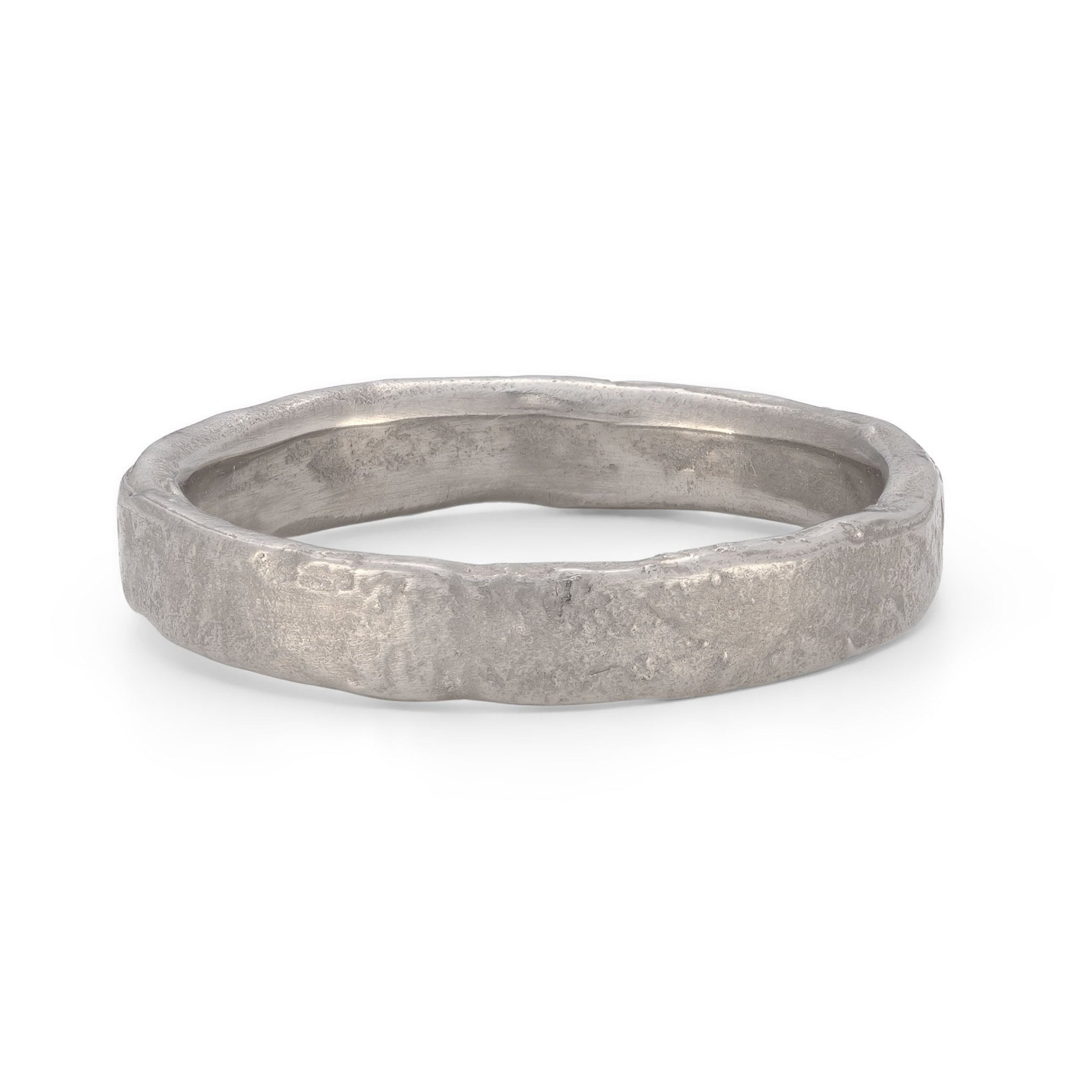 Stone Slim Ring 18ct White Gold