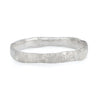 Rock Wrap Bangle Silver Size Small
