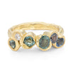 Ocean Teal Arame Ring