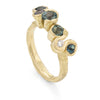 Ocean Teal Arame Ring