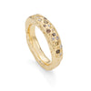 Champagne Studded Urchin Ring