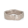 Stone Wide Ring 18ct White Gold