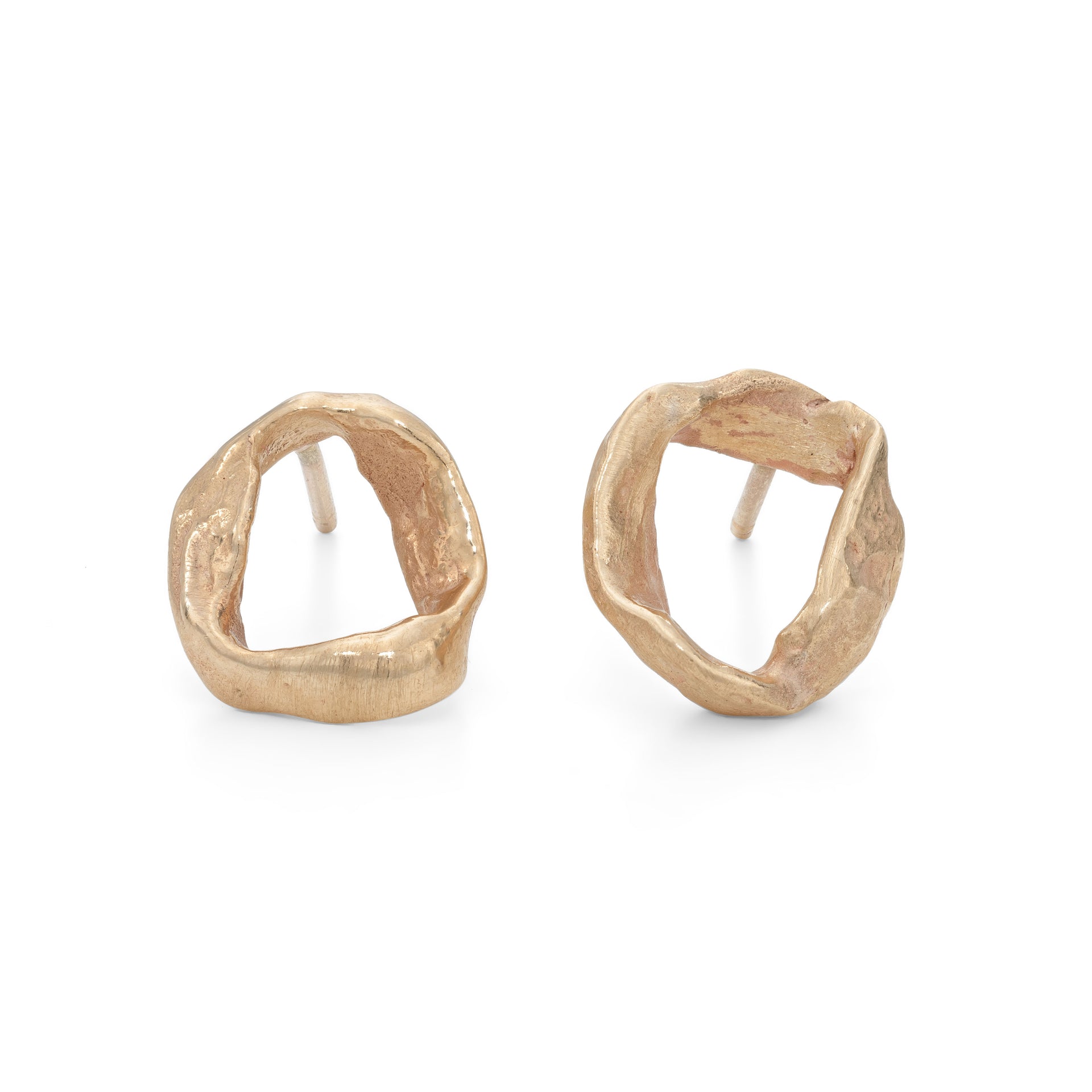 Whorl Studs 9ct Gold