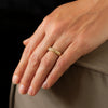 Champagne Studded Urchin Ring