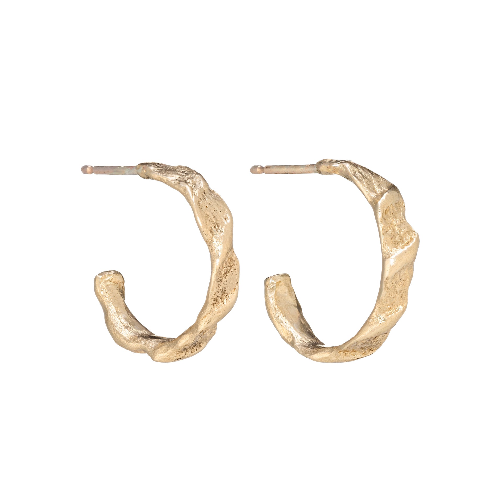 Cockle Hoops 9ct Gold