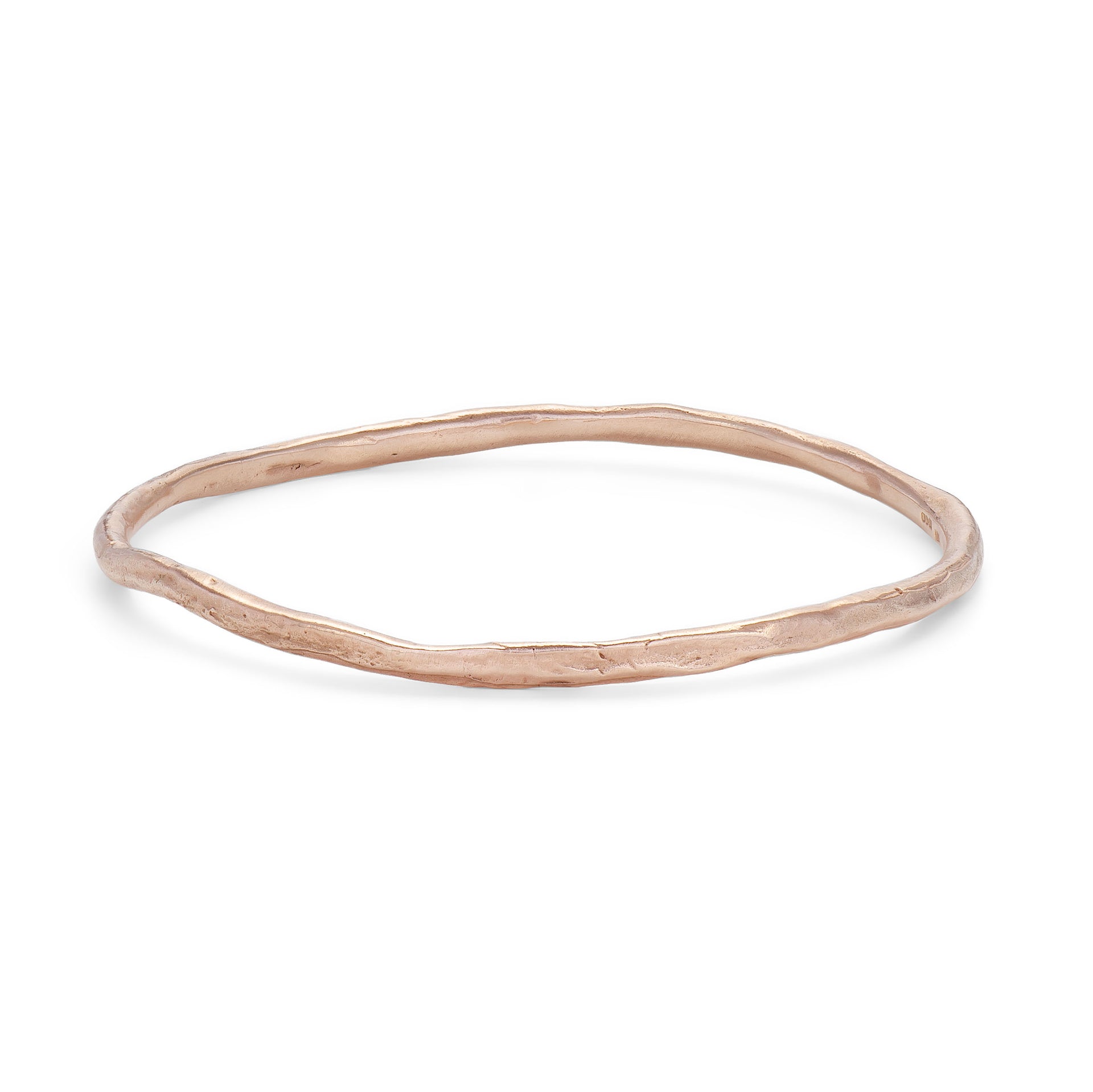 Rock Bangle 9ct Rose Gold