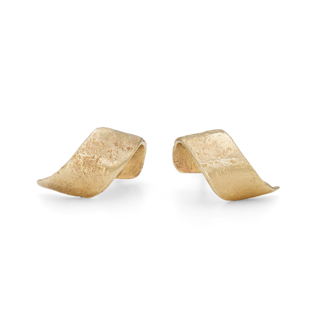 Furled Studs 9ct