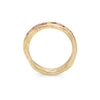 Thrift Studded Ripple Ring Size L