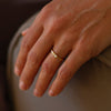 Frost White Laminaria Ring Size K 1/2