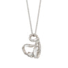 A unique silver pendant design, handcrafted in Cornwall by contemporary jewellery designer Emily Nixon. This simple, sculptural, light weight pendant, moves freely on a fine sterling silver chain. The fine twist of silver hangs in an organic twisting furl just below the collar bone. Beautifully handmade, the finish is under polished to retain a deliberately matte, whitish silver finish.