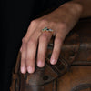 Teal Tidal Bay Ring