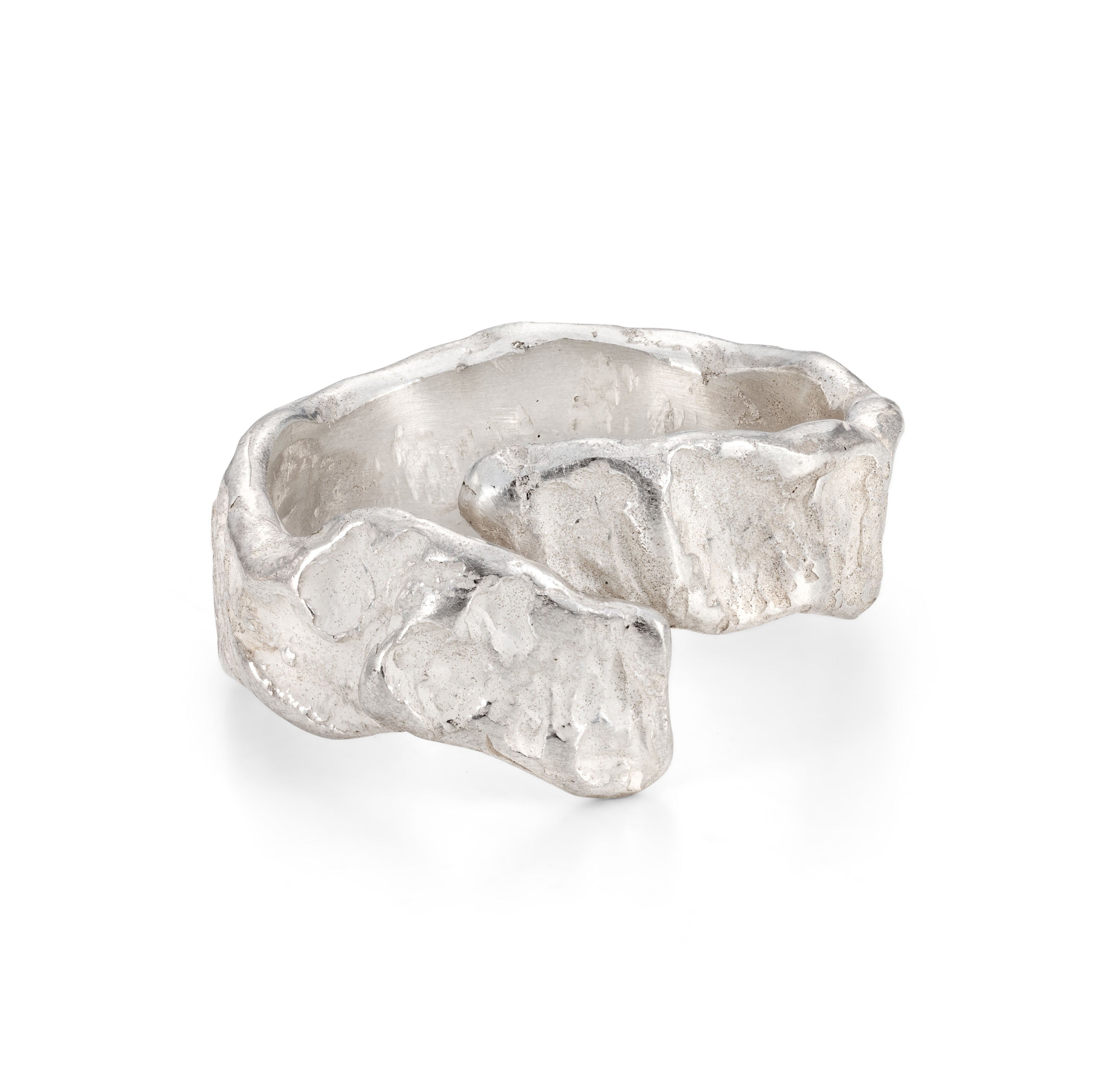 Unusual Silver Ring Handmade Jewellery Cornwall Emily Nixon