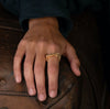 Rocky Slab Ring 9ct Gold