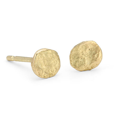 Nugget Studs 18ct Gold